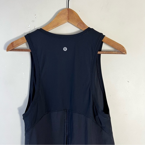 Lululemon Women’s Ace Tank Black Size 6 Back Split Relaxed Fit Running Run - Picture 7 of 11
